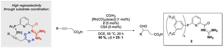  Tandem Regioselective Hydroformylation-Hydrogenation of Internal Alkynes